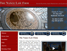 Tablet Screenshot of nancelawfirm.net